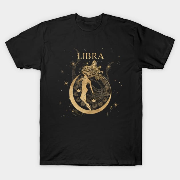 Libra zodiac sign T-Shirt by ArtStyleAlice